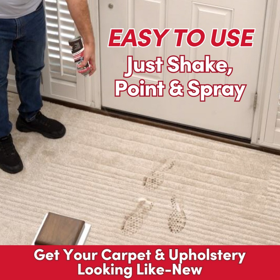 Horsepower Bull Shot Powerful Carpet and Upholstery Spot and Stain Remover, Stain-Lifting Foam-Action, Pet Stains & Odors, Coffee, Wine, Grease