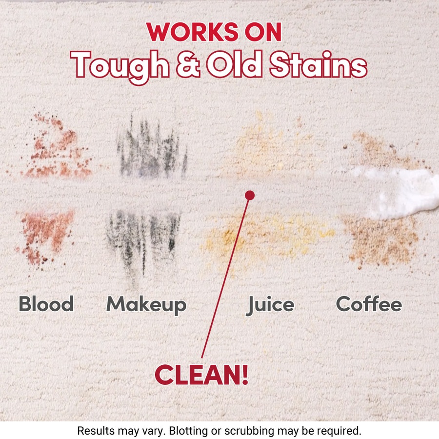 Horsepower Bull Shot Powerful Carpet and Upholstery Spot and Stain Remover, Stain-Lifting Foam-Action, Pet Stains & Odors, Coffee, Wine, Grease