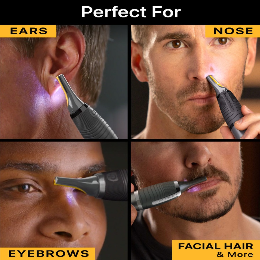 MicroTouch Titanium Max - 2 Pack + Includes 2 Comb Attachments - Trim, Shape And Remove Hair With Micro Precision For A Perfect Groom