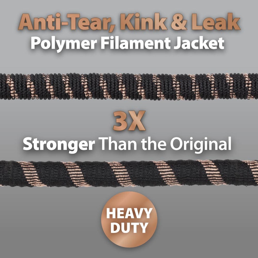 Pocket Hose Copper Bullet 7.5m - Premium Expanding Outdoor Garden Hose With Turbo Nozzle - Kink-Free, Tear Resistant, Lightweight, Durable, Copper Infused and Lead Free