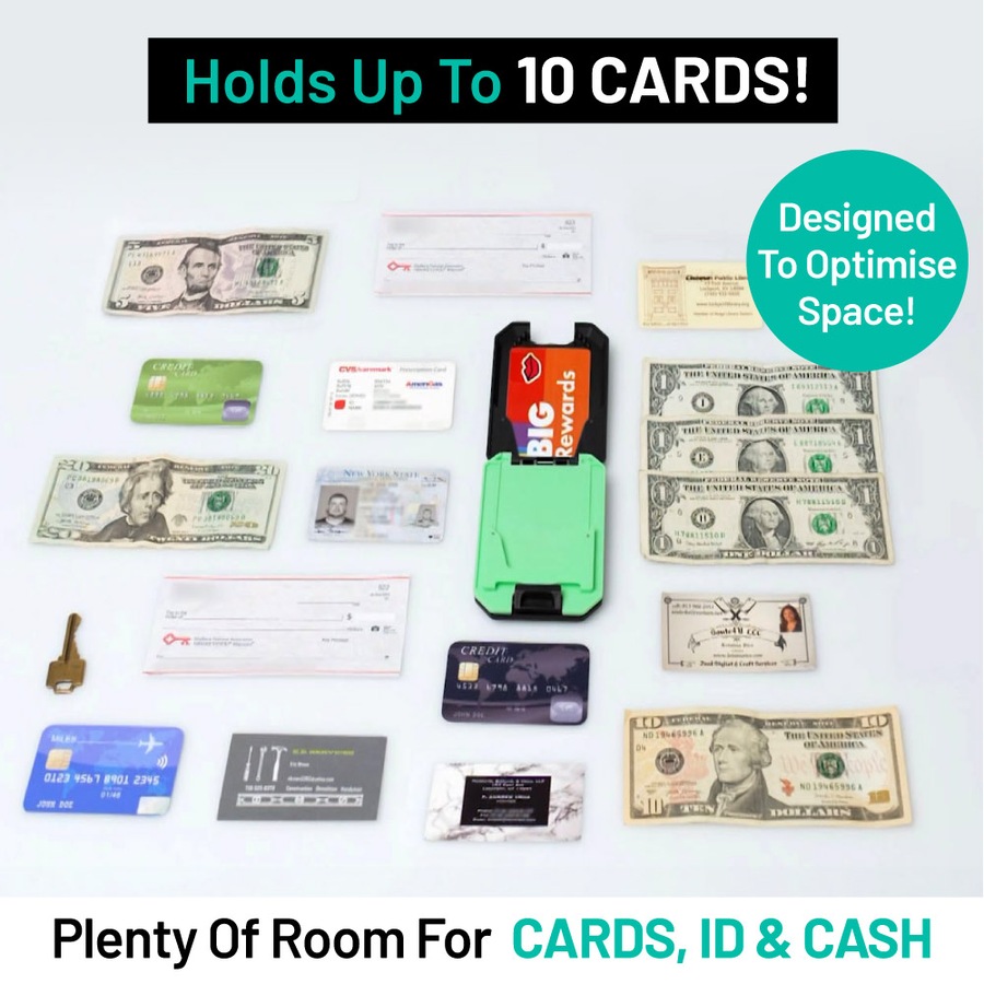 Slim Mint - 2 Pack - Ultra-Thin, RFID-Blocking Wallet