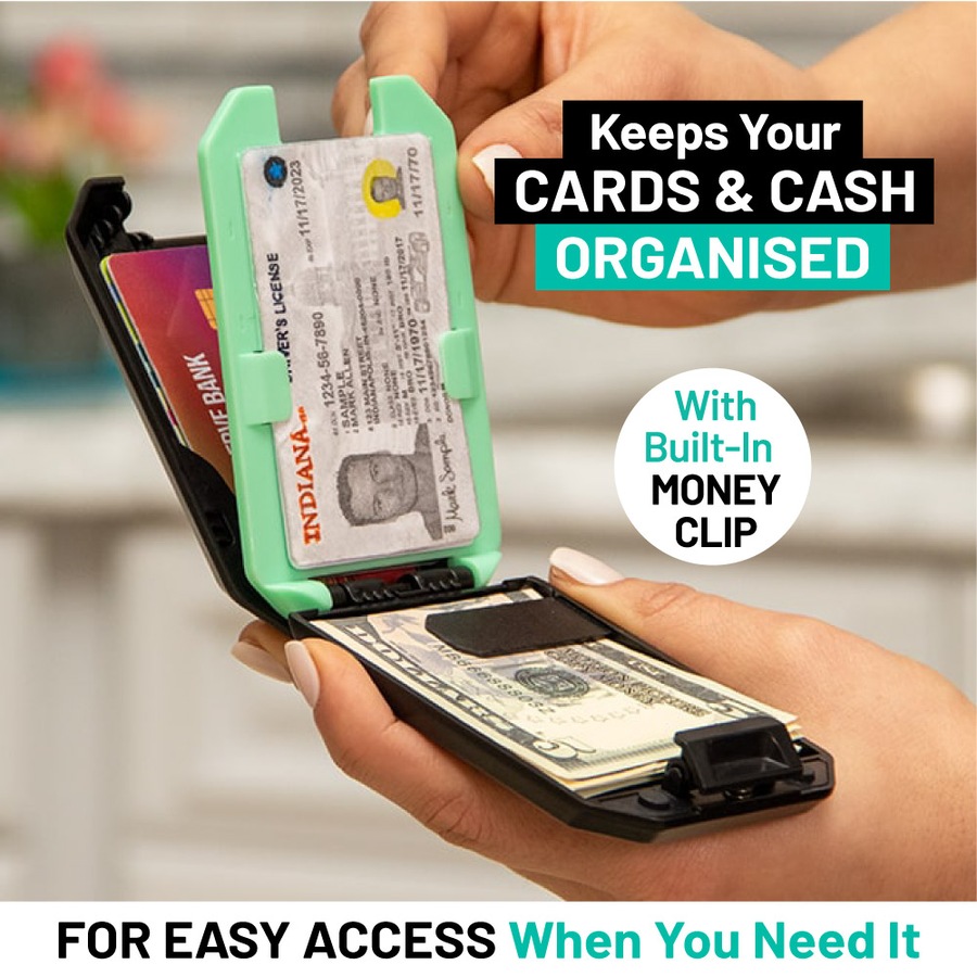 Slim Mint Deluxe Leather Addition Ultra-Thin, RFID-Blocking Wallet