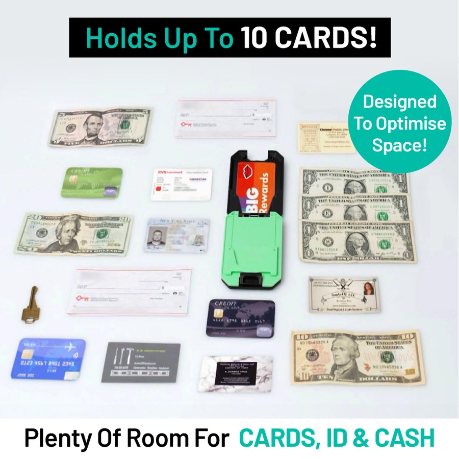 Slim Mint Deluxe Leather Addition Ultra-Thin, RFID-Blocking Wallet