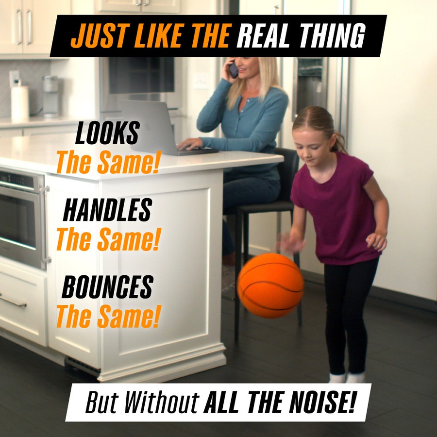 Supreme Silent Sports Basketball - Amazing Silent Sports Balls - All The Fun Without All The Noise!