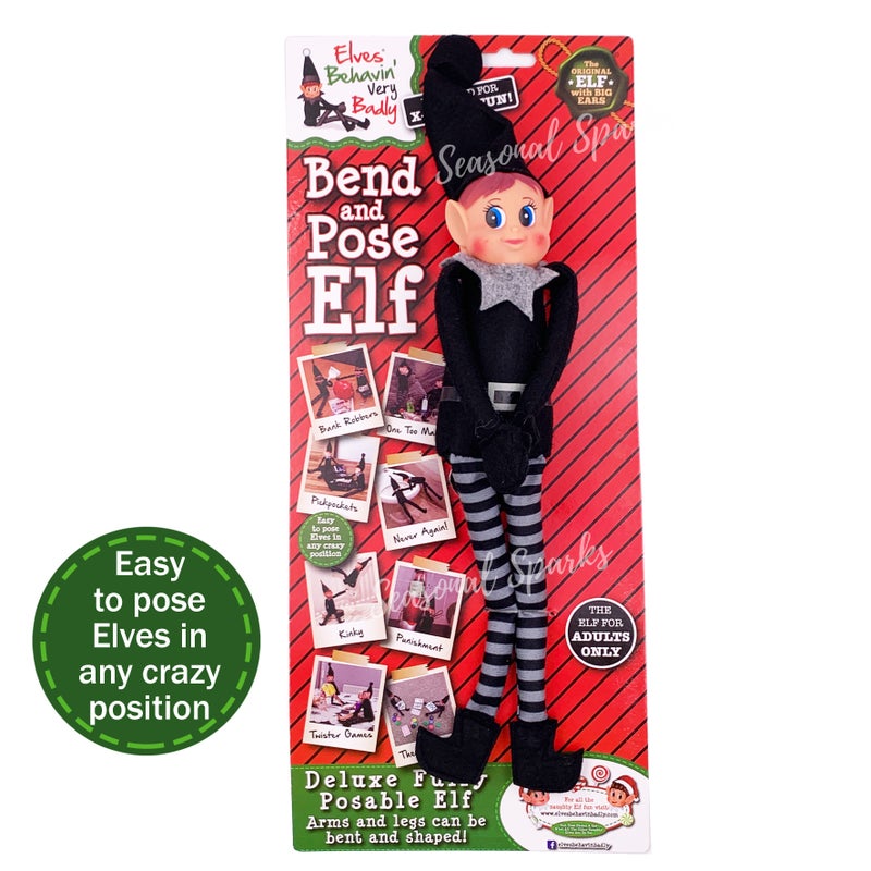 Elves Behavin' Badly Elf Dressing Gown Christmas Accessory (Assorted Item -  Supplied At Random), Holiday Decorations, Party & Decorations, Gifts