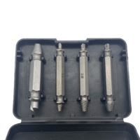 4 Piece Damaged Screw Extractor Set