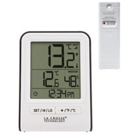 104-288 La Crosse Indoor Temperature & Humidity Gauge - DAMAGED BOX