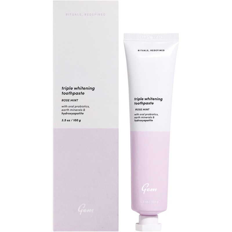 Buy Gem Toothpaste Triple Whitening Rose Mint MyDeal