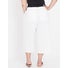 Buy AUTOGRAPH - Plus Size - Womens Pants - White Summer Cropped - Wide ...
