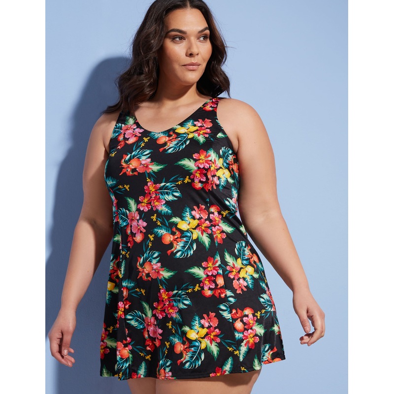 Buy AUTOGRAPH - Plus Size - Womens Swimwear - Seamed Swim Dress - MyDeal