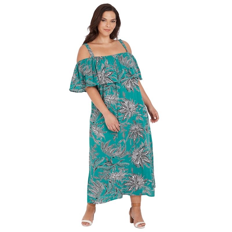 Buy Autograph Womens Dress Plus Size Green Maxi / Long Winter