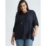 Buy BeMe - Plus Size - Womens Tops - Long Sleeve Hooded Top - MyDeal