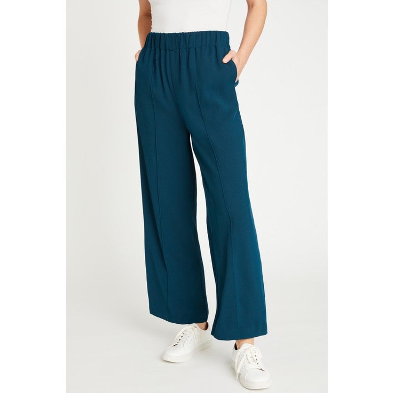 Buy Emerge - Womens Pants - Seam Front Wide Leg Pant - MyDeal