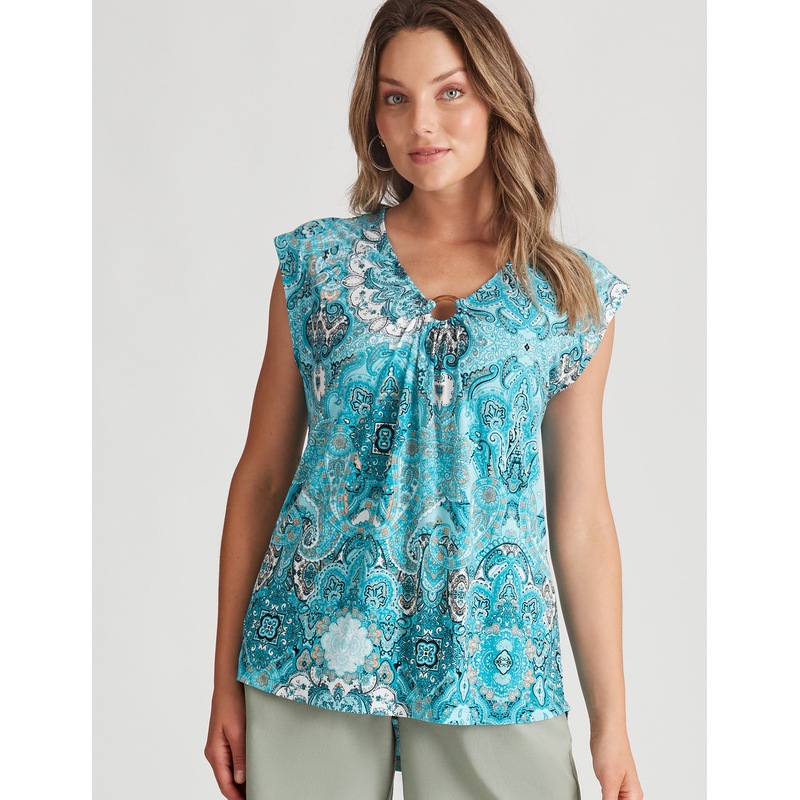 Buy ROCKMANS Womens Tops Extended Sleeve Knitwear Top MyDeal