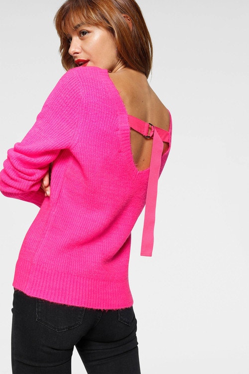 Low back sale jumper