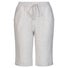 Buy W LANE - Womens Grey Shorts - Summer - Linen Clothing Knee Length ...
