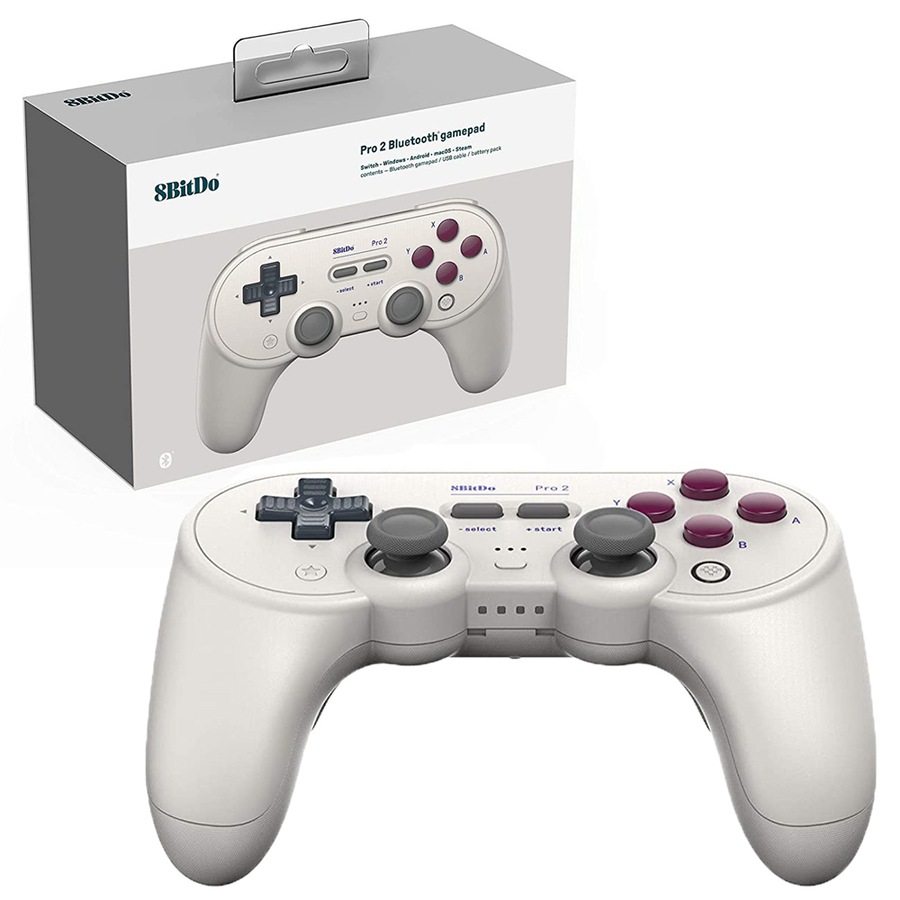 Buy 8Bitdo Pro 2 Bluetooth Controller (G Classic Edition) - Everyday ...