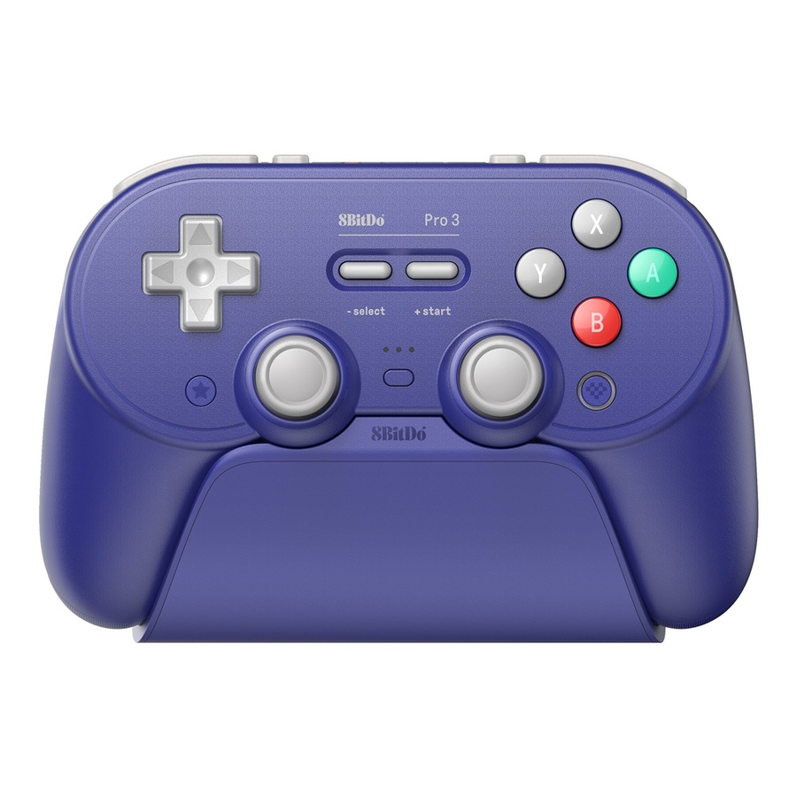 8BitDo Pro 3 Bluetooth Controller for Switch, Switch 2, PC, IOS and Android (Purple Edition)