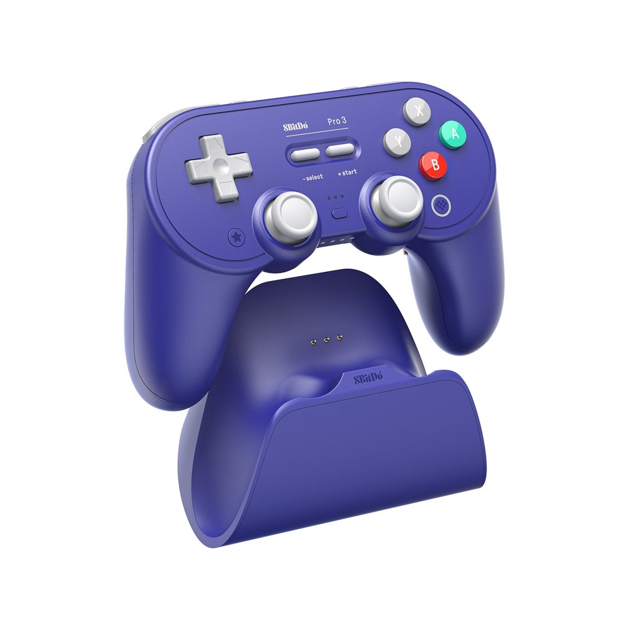 8BitDo Pro 3 Bluetooth Controller for Switch, Switch 2, PC, IOS and Android (Purple Edition)