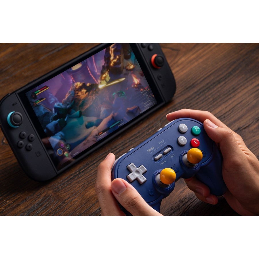 8BitDo Pro 3 Bluetooth Controller for Switch, Switch 2, PC, IOS and Android (Purple Edition)
