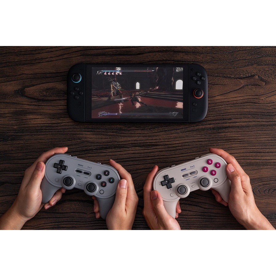 8BitDo Pro 3 Bluetooth Controller for Switch, Switch 2, PC, IOS and Android (Purple Edition)