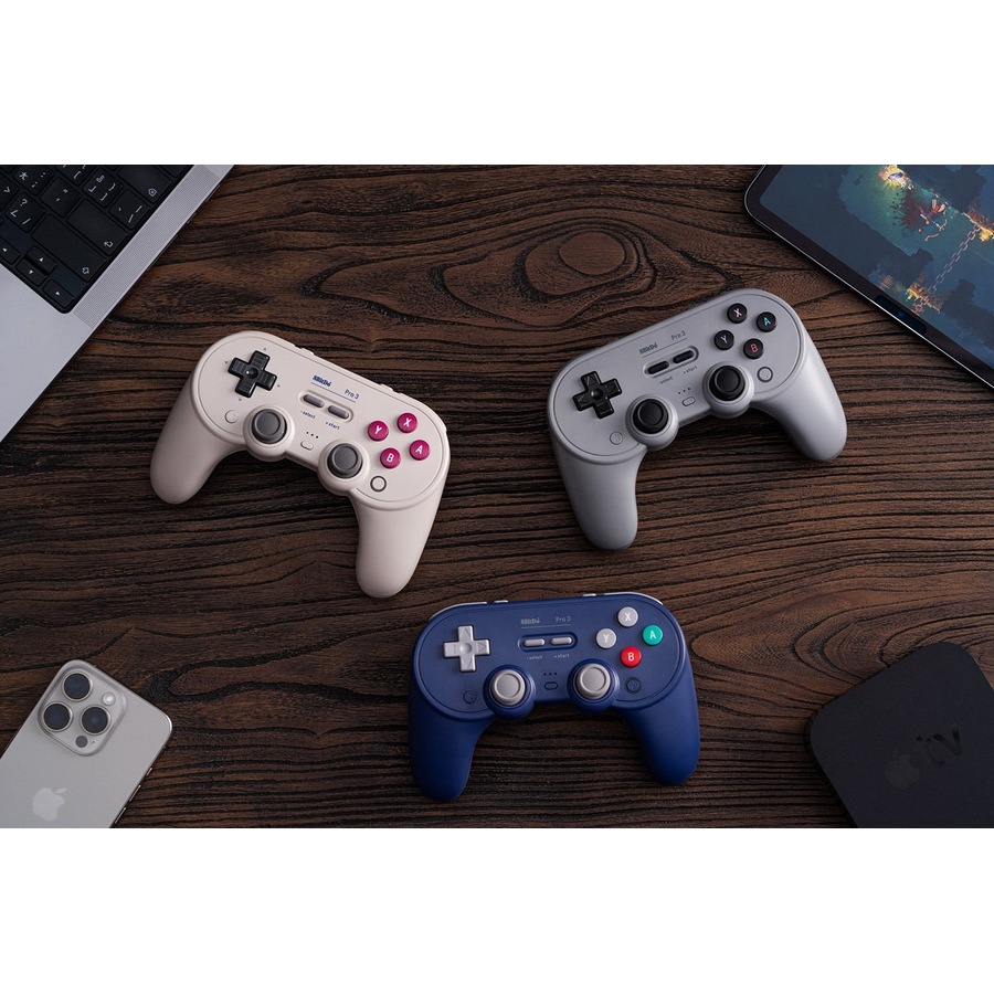 8BitDo Pro 3 Bluetooth Controller for Switch, Switch 2, PC, IOS and Android (Purple Edition)