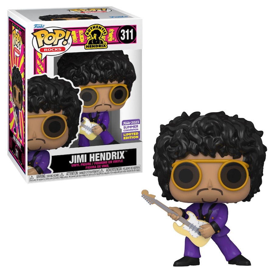 Authentic Hendrix Jimi Hendrix 2023 Summer Convention Exclusive Funko POP! Vinyl