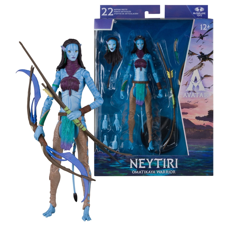 Avatar: Fire and Ash Neytiri (Omatikaya Warrior) Collector Edition 7 inch Action Figure