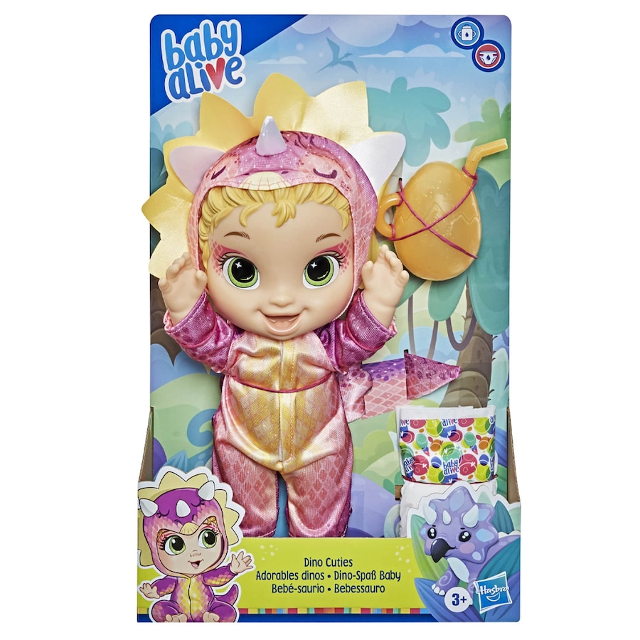 Baby Alive Dino Cuties Doll Triceratops