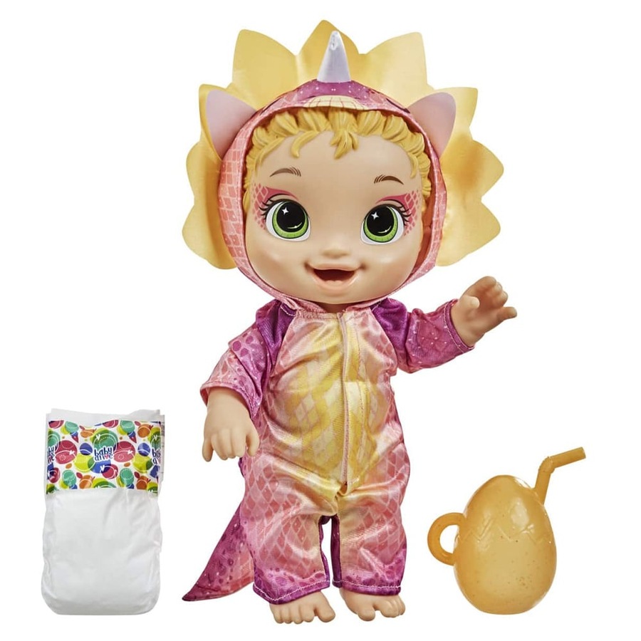 Baby Alive Dino Cuties Doll Triceratops