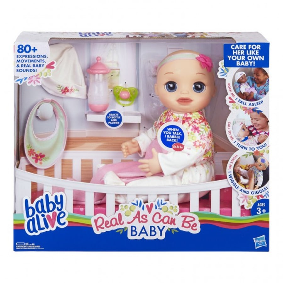 Baby Alive Real As Can Be Baby Girl Doll