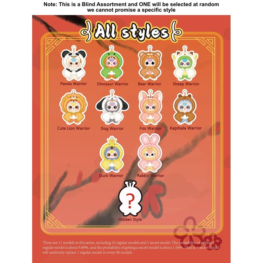 Baby Three: I'm Not A Warrior Plush Blind Box