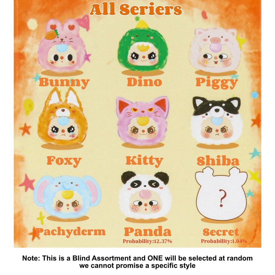 Baby Three: The Original First Generation Plush Blind Box