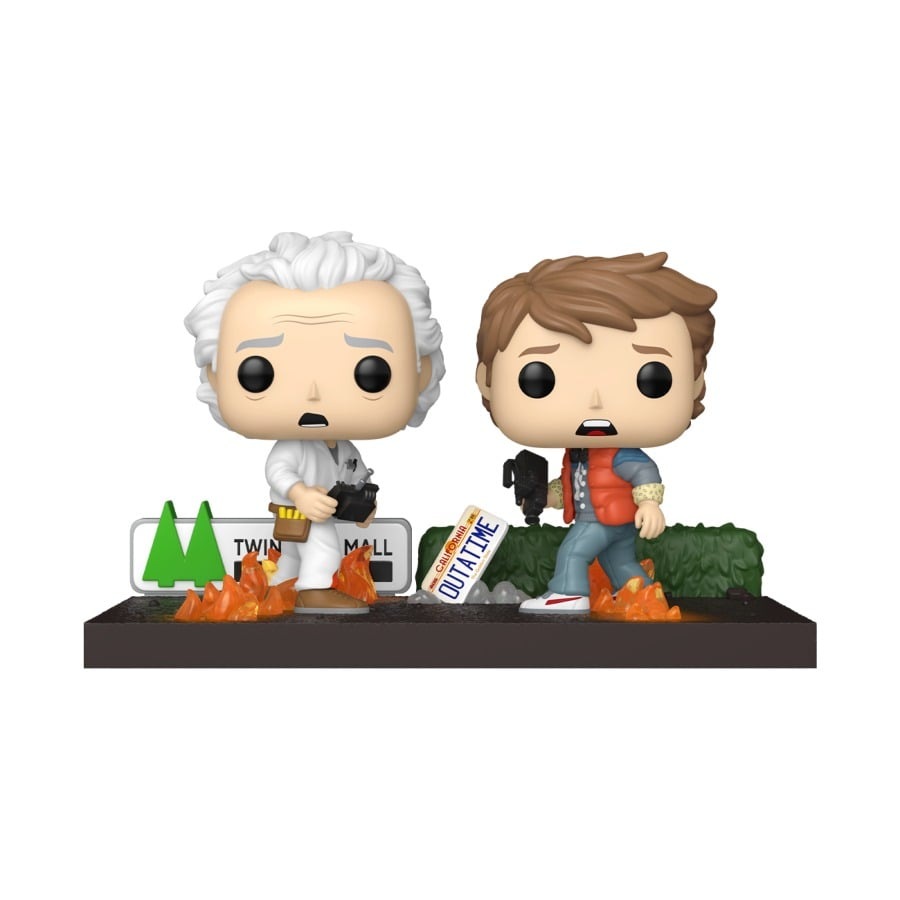 Back to the Future 40th Anniversary Doc and Marty Moment Funko POP! Vinyl