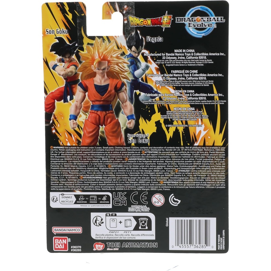 Bandai Dragon Ball Evolve Super Saiyan 3 Son Goku 5 inch Figure