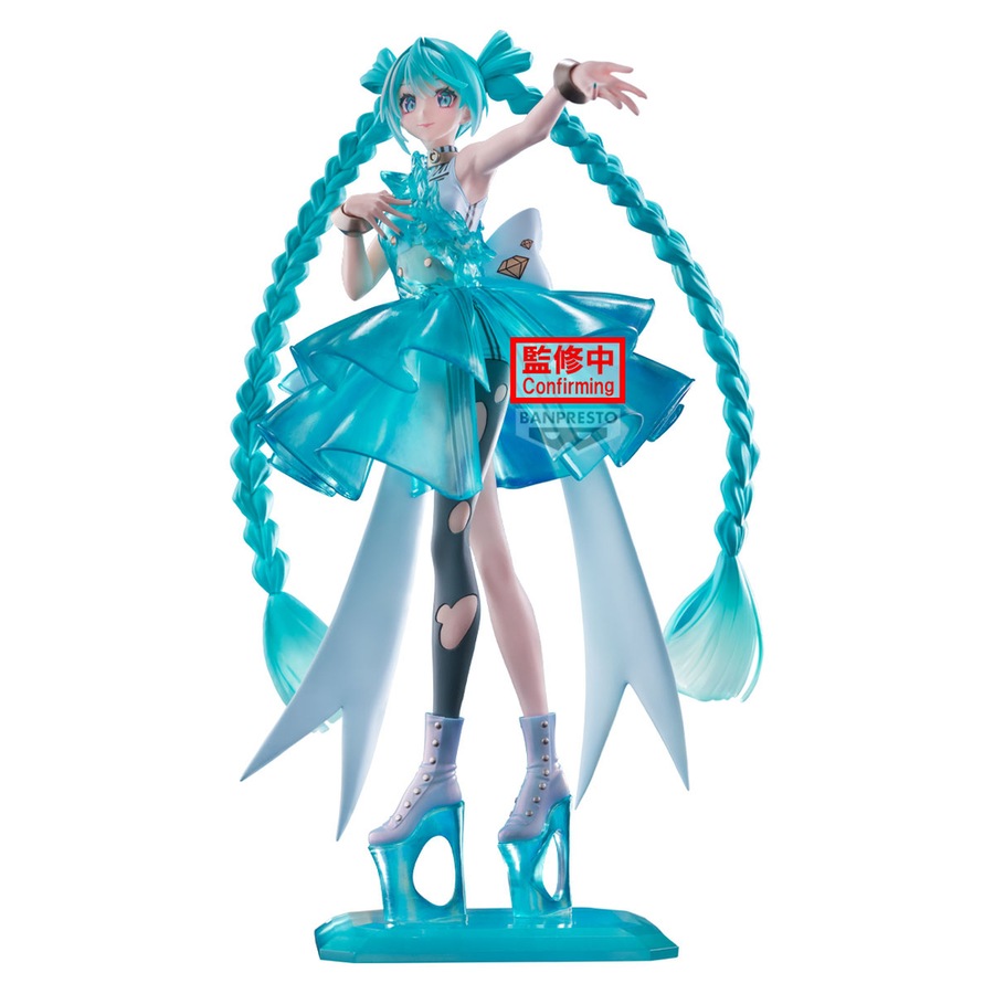 Banpresto Hatsune Miku Evolve Clearluxe Emerald Gem Figure