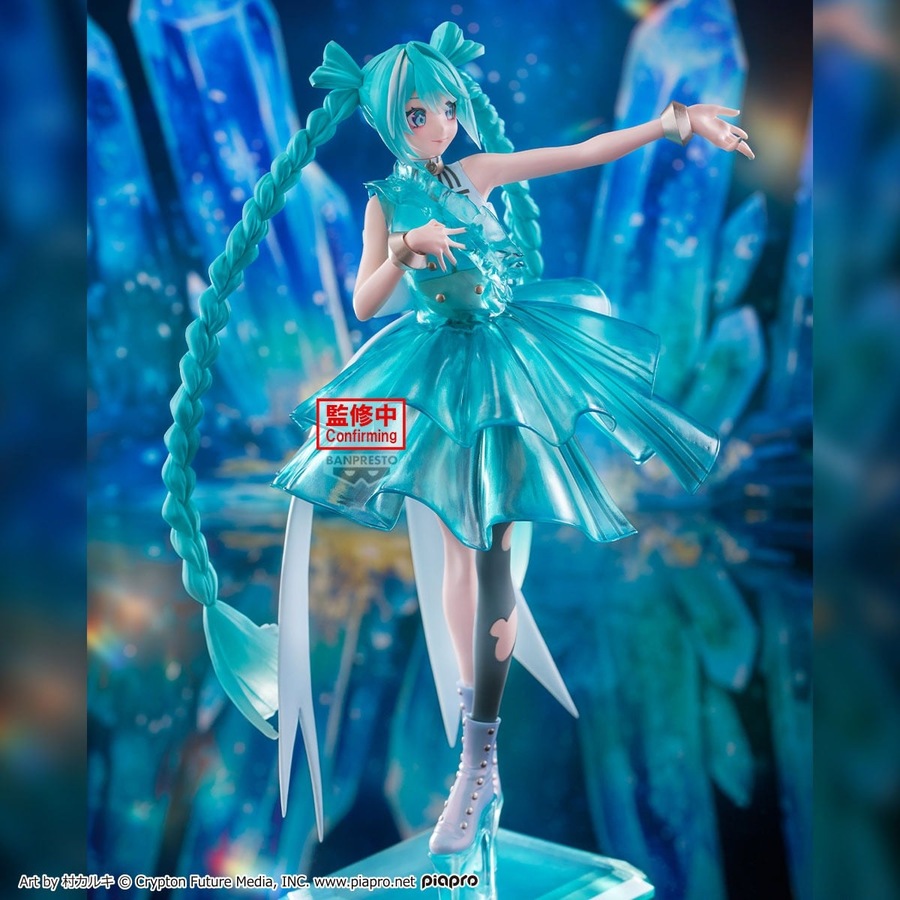 Banpresto Hatsune Miku Evolve Clearluxe Emerald Gem Figure