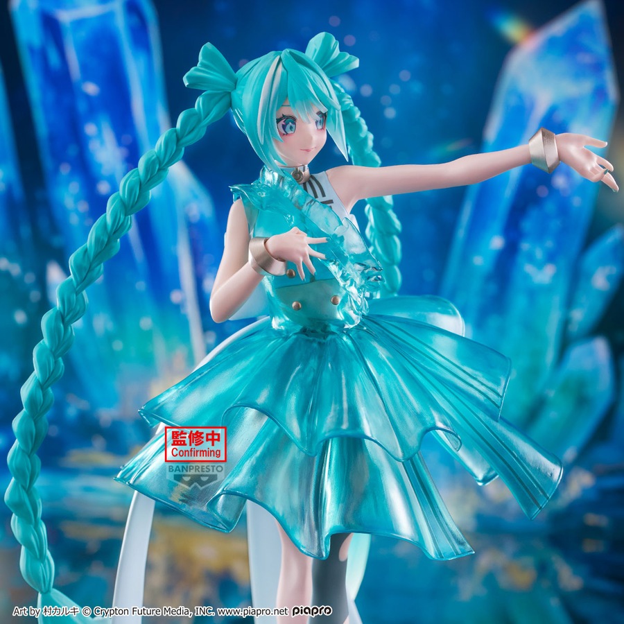 Banpresto Hatsune Miku Evolve Clearluxe Emerald Gem Figure