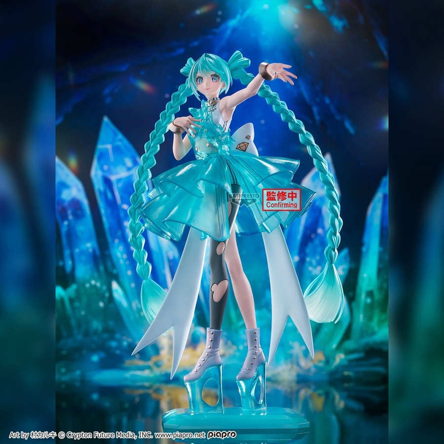 Banpresto Hatsune Miku Evolve Clearluxe Emerald Gem Figure