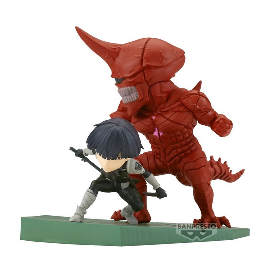 Banpresto World Collectable Figure Log Stories Naiju No. 8 Soshiro Hoshina Vs Kaiju No. 10 Figure