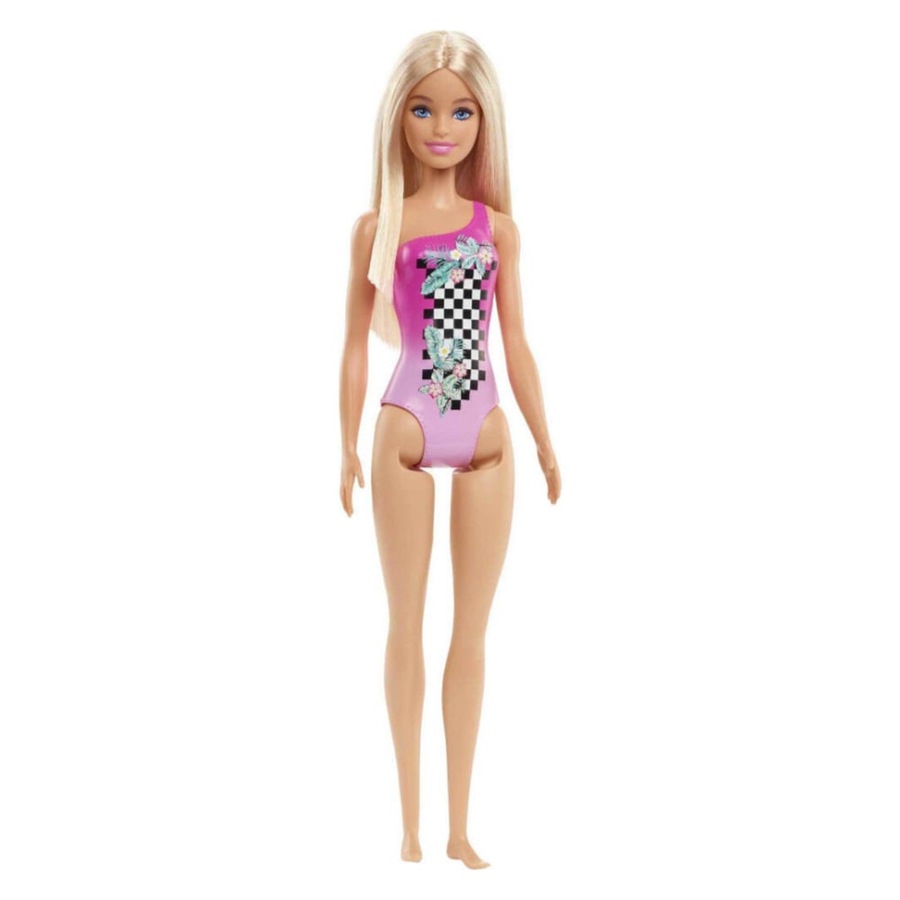 Barbie Beach Doll Pink Checkered