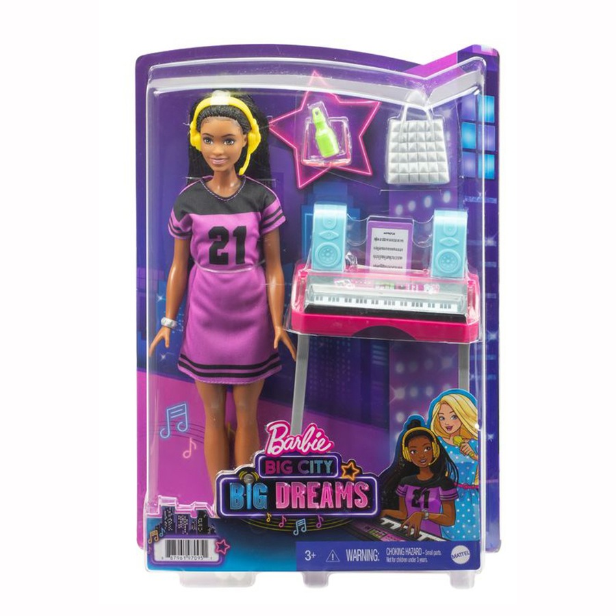 Buy Barbie Big City Big Dreams Brooklyn Barbie Doll and Recording ...