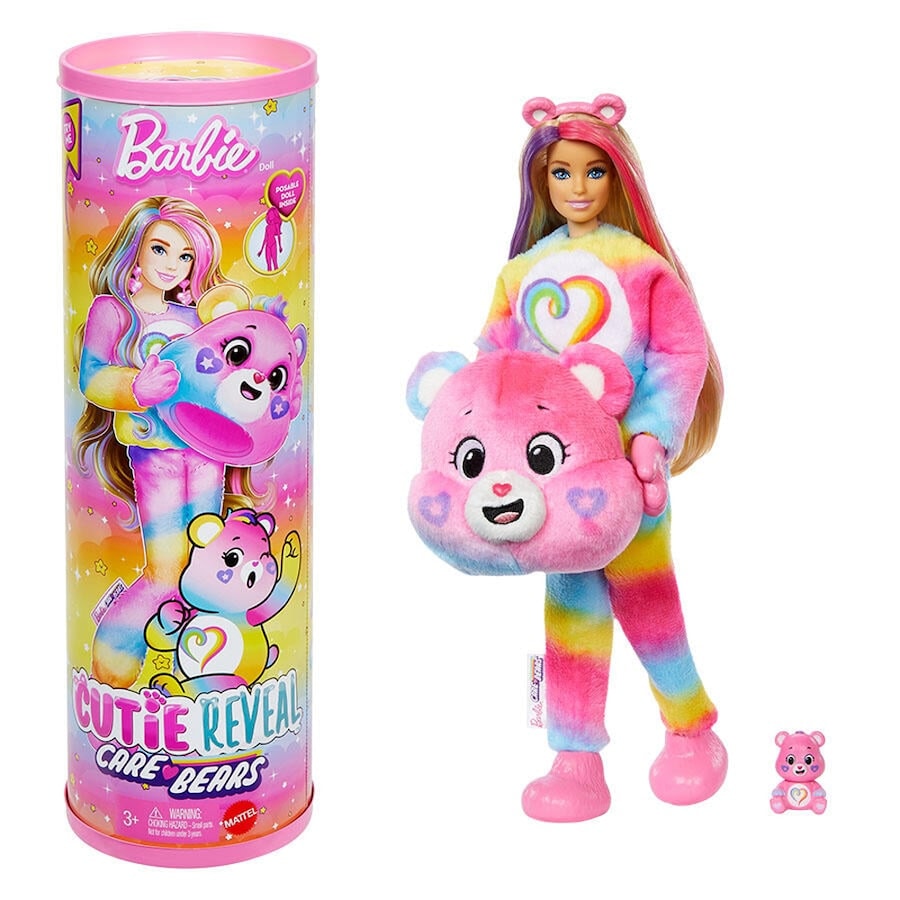 Barbie Cutie Reveal Series 2 Care Bears Doll Togetherness Bear