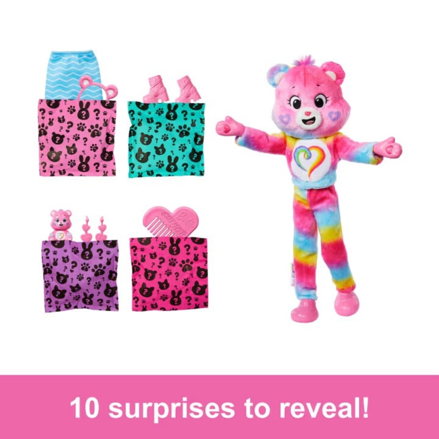 Barbie Cutie Reveal Series 2 Care Bears Doll Togetherness Bear