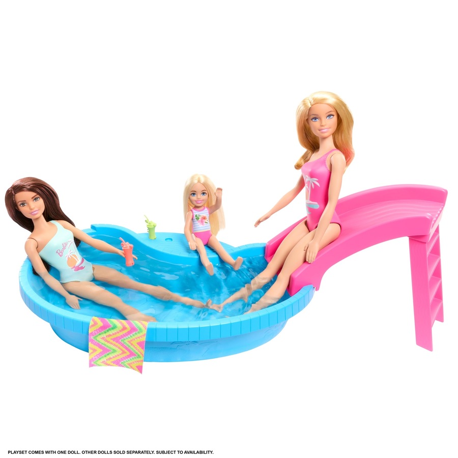 Buy Barbie Doll and Pool Playset (Blonde Hair) - Everyday Rewards Shop