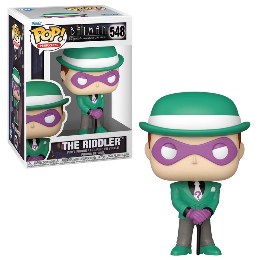 Buy Batman The Animated Series The Riddler Funko POP! Vinyl - Everyday ...