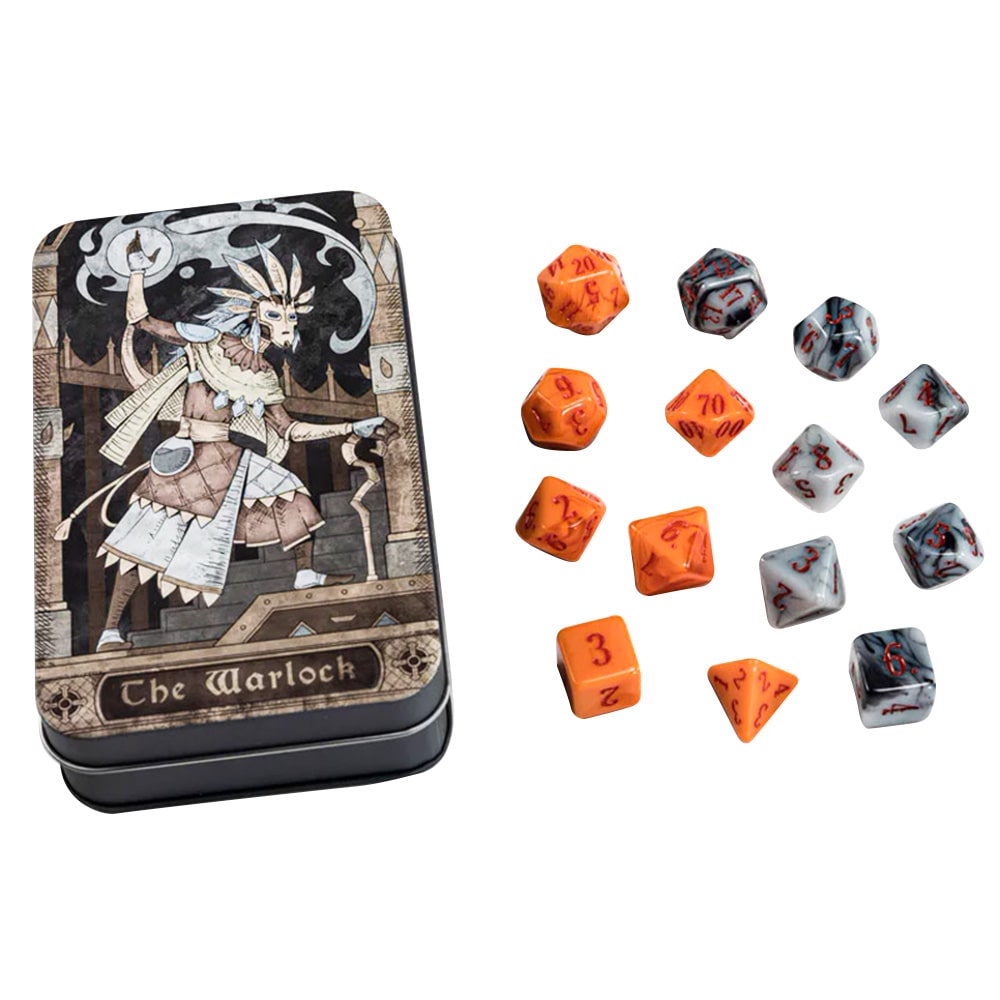 Buy Beadle And Grimm's Character Class Warlock Dice Set - MyDeal