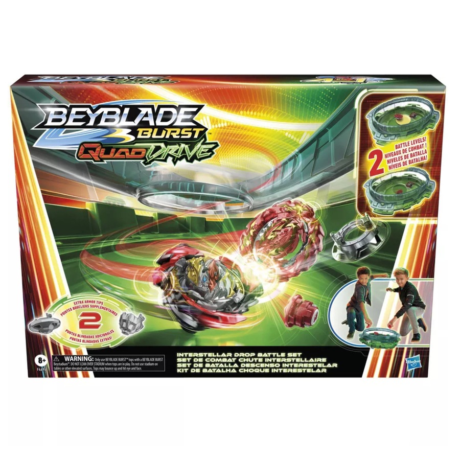 Beyblade Burst QuadDrive Interstellar Drop Beyblade Stadium Battle Set
