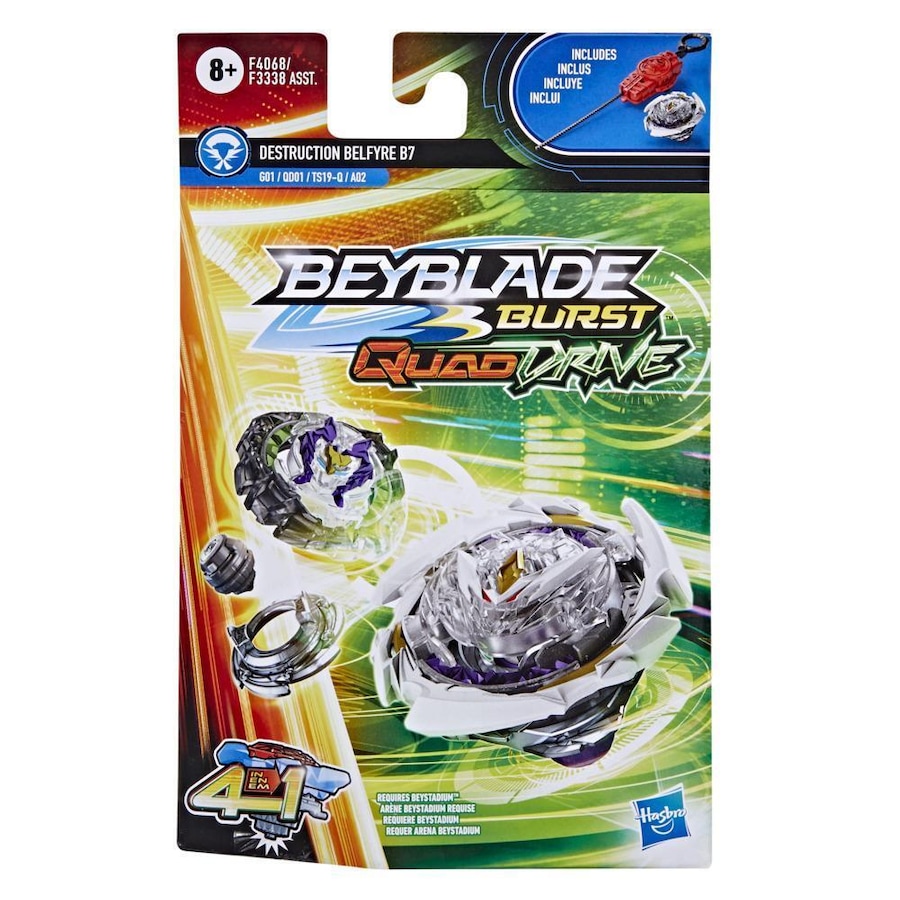 Beyblade Burst Quaddrive Starter Pack Destruction Belfyre B7