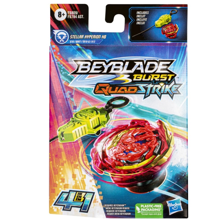 Beyblade Burst QuadStrike Stellar Hyperion H8 Starter Pack